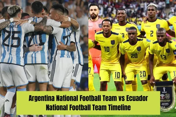 Argentina National Football Team vs Ecuador National Football Team Timeline